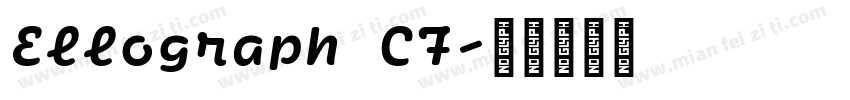 Ellograph CF字体转换
